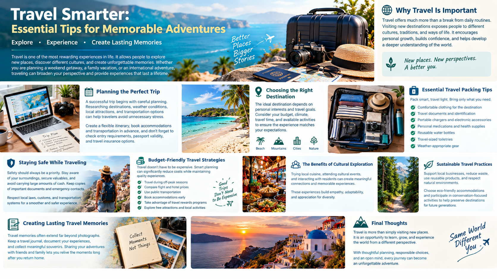 Travel Smarter: Essential Tips for Memorable Adventures